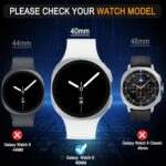 SiHPuoy 4 Pack for Samsung Galaxy Watch 8 Screen Protector 40mm Tempered Glass, HD Ultra-thin,Anti Scratch, Bubble Free, Case Friendly, Accessories Film for Galaxy Watch 8 40mm - Image 3