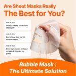 MENOKIN 30 Seconds Quick Bubble Mask [BRIGHT] - [Vitamin C] [Glutathione & Niacinamide] in Micro-bubbles for Dark Spots, Uneven Skin Tone, Korean Skin Care Essential, 70 Uses, 3.21 fl.oz - Image 3