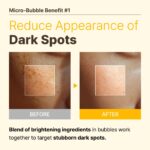 MENOKIN 30 Seconds Quick Bubble Mask [BRIGHT] - [Vitamin C] [Glutathione & Niacinamide] in Micro-bubbles for Dark Spots, Uneven Skin Tone, Korean Skin Care Essential, 70 Uses, 3.21 fl.oz - Image 5