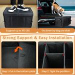 Upgraded Car Seat Extender for Dogs, Backseat Extender for Large Dog up to 180 LBS, Foldable Back Seat Extender for Trip with Detachable Lid - Image 6