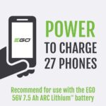EGO POWER+ Portable Inverter, 150W, Power Inverter Generator, Quiet, Battery and Charger Not Included - PAD1500 - Image 4