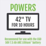 EGO POWER+ Portable Inverter, 150W, Power Inverter Generator, Quiet, Battery and Charger Not Included - PAD1500 - Image 6