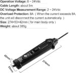 allsun Automotive Electrical Tester with Voltage Display, 2-24V Digital Circuit Test Tool, Power Short Finder Probe with LCD Screen, Polarity Indicator, 5m Cable for Car DIY Diagnostic Repair - Image 7