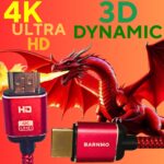 HDMI 4K 2.0 Premium High Speed HDMI red Cable,18Gbps, 1 m/3.3 ft Compatible with PS5, Xbox, 4K UHD TVs/Blu-ray Players, HDCP 2.2 - Image 4