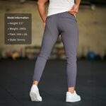 Men's 4-Way Stretch Slim Tapered Fit Golf Joggers -30" 28" 26" Inseam Nylon - Image 4