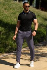 Men's 4-Way Stretch Slim Tapered Fit Golf Joggers -30" 28" 26" Inseam Nylon - Image 8