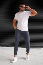 Men's 4-Way Stretch Slim Tapered Fit Golf Joggers -30" 28" 26" Inseam Nylon - Image 9