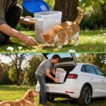 Airtight Dog Food Storage Container 10 Lbs - Slim Tall Pet Cat Food Treat Container with Lid, Scoop and Cup - Clear Plastic Dry Food Storage Bin for Dogs, Cats, Bird Seeds, Kibble, Pellets - Image 7