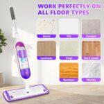 6 Pack Reusable Mop Pads Compatible with Swiffer PowerMop, Wood Floor Pads Microfiber Mop Replacement Refills Machine Washable for All Floor Surfaces - Image 7