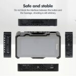 Desview Camera Monitor Cage 5.5 inch, Aluminum Alloy Field Monitor Cage with 1/4’’ & 3/8’’ Thread and Cold Shoe, Compatible with R6 Camera Monitor - Image 4