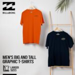 Billabong Big and Tall T-Shirts for Men, Cotton Mens Beach Summer Tees 2 Pack - Image 5