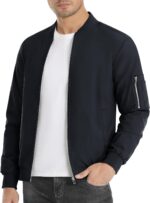 MAGNIVIT Men's Lightweight Bomber Jacket Windbreaker Casual Fall Spring Outdoor Coat - Image 5
