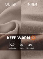 JMIERR Men's Fleece Quarter Zip Pullover Sweater Casual Cotton Fall Winter Family Outfit Warm Mock Neck with Pockets - Image 4