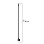 [2pack]Compatible with Xiaomi MI Redmi Watch 3 2 2lite,Horloge 2,Smart band Pro/MI band 7 pro/MI Poco Watch/MI Watch lite 2 Charger USB Data Charger Dock Charging Cable-Length selection (Black, 55cm) - Image 3