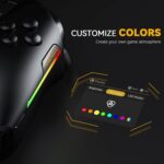 ManbaOne Interactive Screen Wireless Gaming Controller for PC/Switch/Switch 2/iOS/Android,Hall Effect Stick & Trigger,RGB Lighting,Remappable Buttons,1800mAh with Charging Dock (Black) - Image 7