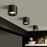Hallway Light Flush Mount Modern LED Ceiling Light Fixtures for Kitchen Entryway,Dimmable Close to Ceiling Lighting, 4.6'' Cylinder Ceiling Lamps for Dining Room Living Room,20W 4000K 3-Pack - Image 3
