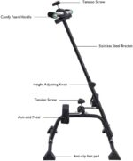 Pedal Exerciser Bike Hand Arm Leg and Knee Peddler Adjustable Fitness Equipment for Seniors, Elderly Home Pedal Exercise Bike for Total Body, with Gift Box - Image 4