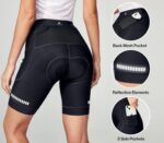 Heathyoga Womens 4D Padded Bike Shorts with Pockets Padding Cycling Shorts Women Bicycle Shorts Biker Biking Shorts - Image 5