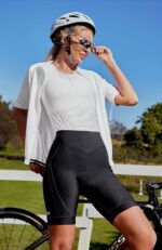 Heathyoga Womens 4D Padded Bike Shorts with Pockets Padding Cycling Shorts Women Bicycle Shorts Biker Biking Shorts - Image 6