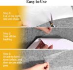 Generic Cat Scratch Furniture Protector, 15.8"x157" Thick Vinyl Couch Protector, Clear Self-Adhesive Cat Tape for Furniture, Sofa, Door, Walls - Image 4