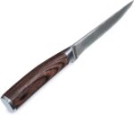 Wakoli EDIB 4-Piece Steak Knife Set – Dining Knives | Genuine Damascus Steel Blades with VG10 Core | Ergonomic Pakkawood Handles | Premium Steak Cutlery in Wooden Gift Box - Image 9