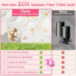 Uspring Quilts King Size Floral Quilt Bedding Set, 3 Piece Lightweight Soft Breathable Quilted Bedspreads Coverlet Sets Summer Comforter with 2 Pillow Shams for All Season (Pink, 96'' x 106'') - Image 4