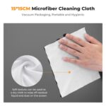 K&F CONCEPT 250ML Screen Cleaner Spray + Large Pearl Cloth + Microfiber Cloths*2 + 4 Brushes - Travel Size Electronic Cleaner for Car, Computer, Laptop, iPad, MacBook, Phone, Watch, Eyeglass - Image 6