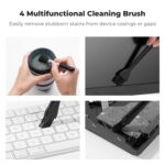 K&F CONCEPT 250ML Screen Cleaner Spray + Large Pearl Cloth + Microfiber Cloths*2 + 4 Brushes - Travel Size Electronic Cleaner for Car, Computer, Laptop, iPad, MacBook, Phone, Watch, Eyeglass - Image 7