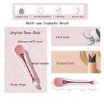 28PCS Makeup Brushes, Quality Makeup Brush Set for Women, Makeup Brush Sets Kits for Beginner Starter Professional, Make Up Brushes With Blenders Masks Spatula,Travel-Friendly Gift for Girl, Teens - Image 4