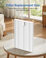 6 Pack HEPA Filter Replacement Compatible with Momcozy KleanPal Pro/Grownsy Easyclean Baby Bottle Washer Pro, 99.97% Effective Filtration, Safe Bottle Ceaning Parts - Image 7
