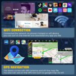 4GB+64GB Car Radio for Jeep Wrangler 2015 2016 2017,10.1 inch IPS Touchscreen Android 13 Stereo - Wireless Carplay & Android Auto,GPS Navigation & Bluetooth - Image 5