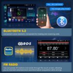 4GB+64GB Car Radio for Jeep Wrangler 2015 2016 2017,10.1 inch IPS Touchscreen Android 13 Stereo - Wireless Carplay & Android Auto,GPS Navigation & Bluetooth - Image 6