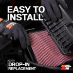 K&N Engine Air Filter: Increase Power & Acceleration, Washable, Replacement Car Air Filter: Compatible 2002-2018 Suzuki/Fiat/Subaru (S-Cross, Vitara, SX4, Sedici, Baja, Impreza WRX, Outback), 33-2075 - Image 9