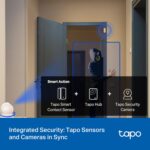 Tapo Door Sensor Starter KIT, Matter Compatible, 3X Smart Door Window Contact Sensor and 1x Smart Hub with Built-in Chime, Smart Automation, Real-Time Notification, T31 KIT - Image 6