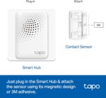 Tapo Door Sensor Starter KIT, Matter Compatible, 3X Smart Door Window Contact Sensor and 1x Smart Hub with Built-in Chime, Smart Automation, Real-Time Notification, T31 KIT - Image 9