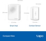 Tapo Door Sensor Starter KIT, Matter Compatible, 3X Smart Door Window Contact Sensor and 1x Smart Hub with Built-in Chime, Smart Automation, Real-Time Notification, T31 KIT - Image 10