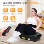 Vibration Plate Exercise Machine with Magnetic Acupoints, Lymphatic Drainage Vibrating Plate with 9 Modes & 120 Adjustable Speeds, 400 Lbs Capacity Whole Body Vibration Platform for Women Men - Image 7