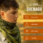 Texas Bushcraft Tactical Shemagh - Authentic Keffiyeh 100% Cotton for your Camping, Hiking and Backpacking Gear - Image 5
