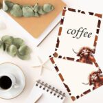 60 Sheets Highland Cow Stationery Letterhead Paper Cute Brown Cow Writing Paper Single-Sided Greeting Paper for Invitations Office Printing, 8.5 x 11 Inch - Image 8