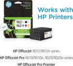 Original HP 962 Cyan, Magenta, Yellow / 962XL Black Ink Cartridges (4-Pack) | Works with HP OfficeJet 9010 Series, HP OfficeJet Pro 9010, 9020 Series - Image 3