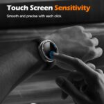 Misxi [3-Pack Privacy Tempered Glass Screen Protector with Auto Alignment Tool Kit, Compatible with Samsung Galaxy Watch 8 Classic 46mm, Shockproof Anti-Spy Protection for Galaxy Watch8 Classic - Image 4