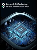 SOOMFON Airplane Bluetooth 5.3 Transmitter for 2 Airpods or Headphones 2-in-1 Airplane Bluetooth Adapter Receiver with LCD Display 3.5mm for Plane Flying Gym Car Home Stereo System - Image 9