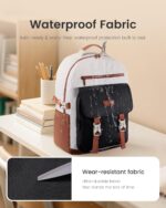 LOVEVOOK School Backpack for Teen Girls，Casual School Backpack 14-18 Teenage 15.6 Inch Laptop Bookbag, Cute Big Student Laptop Backpack for College Women Middle High School Travel Daypack，Green - Image 7