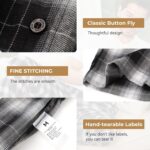 BAMBOO COOL Men's Pajama Bottoms Plaid Pajamas Pants for Men Soft Long Lounge Woven Pj Sleep Pant with Pockets - Image 5