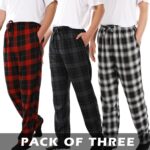 BAMBOO COOL Men's Pajama Bottoms Plaid Pajamas Pants for Men Soft Long Lounge Woven Pj Sleep Pant with Pockets - Image 6