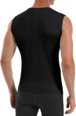 Runhit 2 Pack Men's Compression Shirts Sleeveless Workout Athletic Tank Top Sports Base Layer Undershirt - Image 4