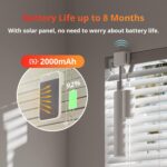 SwitchBot Blind Tilt Motorized Blinds - Smart Electric Blinds, Automatic Blind Opener and Closer, Solar Powered, Light Sensing Control, Add Hub Mini to Make it Compatible with Alexa & Google Home - Image 5