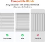SwitchBot Blind Tilt Motorized Blinds - Smart Electric Blinds, Automatic Blind Opener and Closer, Solar Powered, Light Sensing Control, Add Hub Mini to Make it Compatible with Alexa & Google Home - Image 9