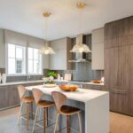 Glass Pendant Light Vintage Light Fixtures,Transparent Modern Chandelier Pendant,E26 Pendant Lights Kitchen Island,10.6 inch Hanging Lamp for Bedroom Hotel Dining Room 1 Light - Image 5