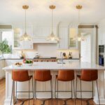 Glass Pendant Light Vintage Light Fixtures,Transparent Modern Chandelier Pendant,E26 Pendant Lights Kitchen Island,10.6 inch Hanging Lamp for Bedroom Hotel Dining Room 1 Light - Image 8